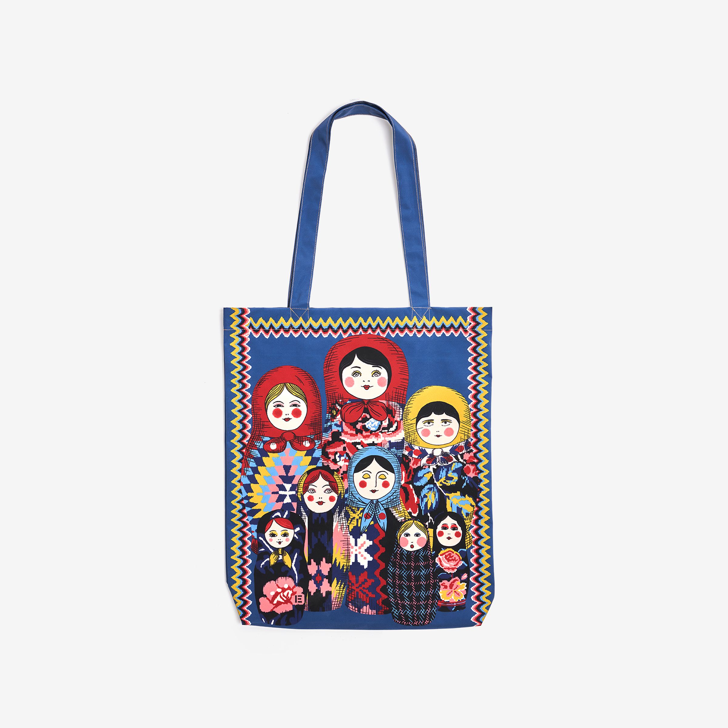 Shopper Bag - Matriochka - Blue