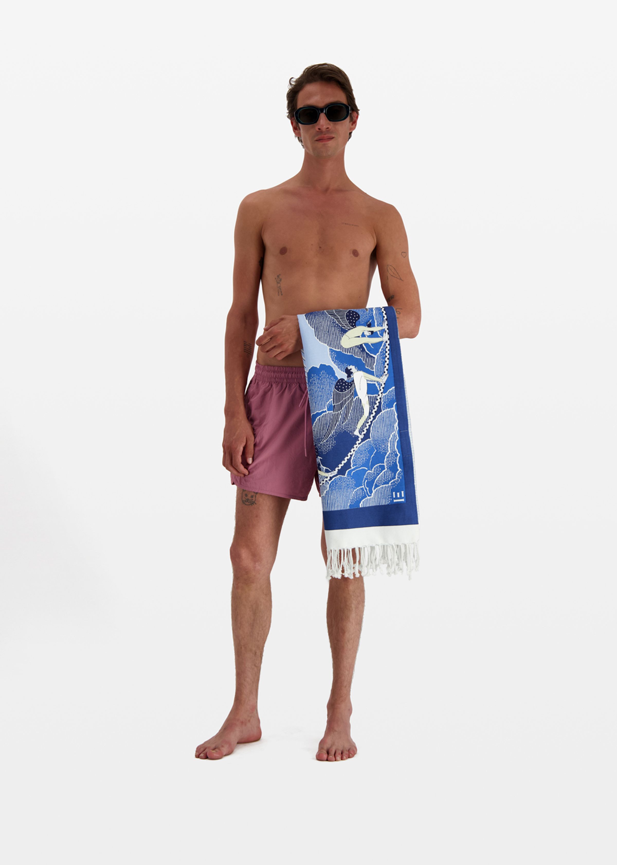 Fouta Towel 100 - Yoga - Blue