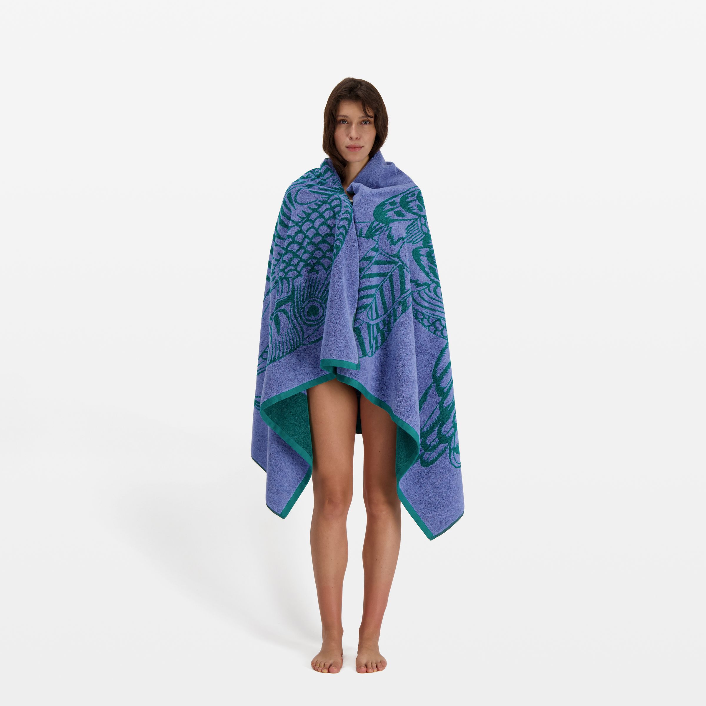Beach Towel - Toucan - Lavender