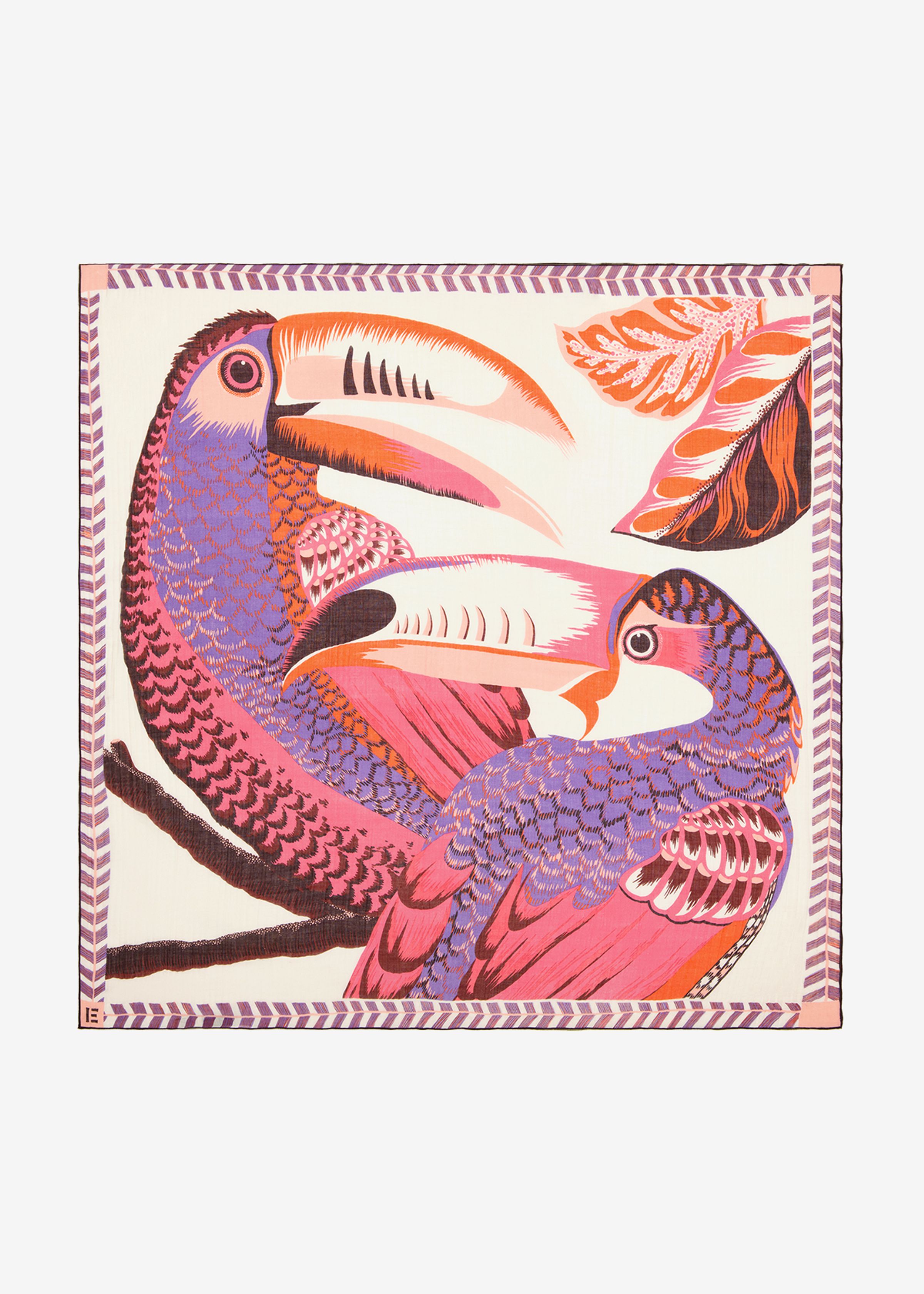 Square 130 - Toucan - Pink