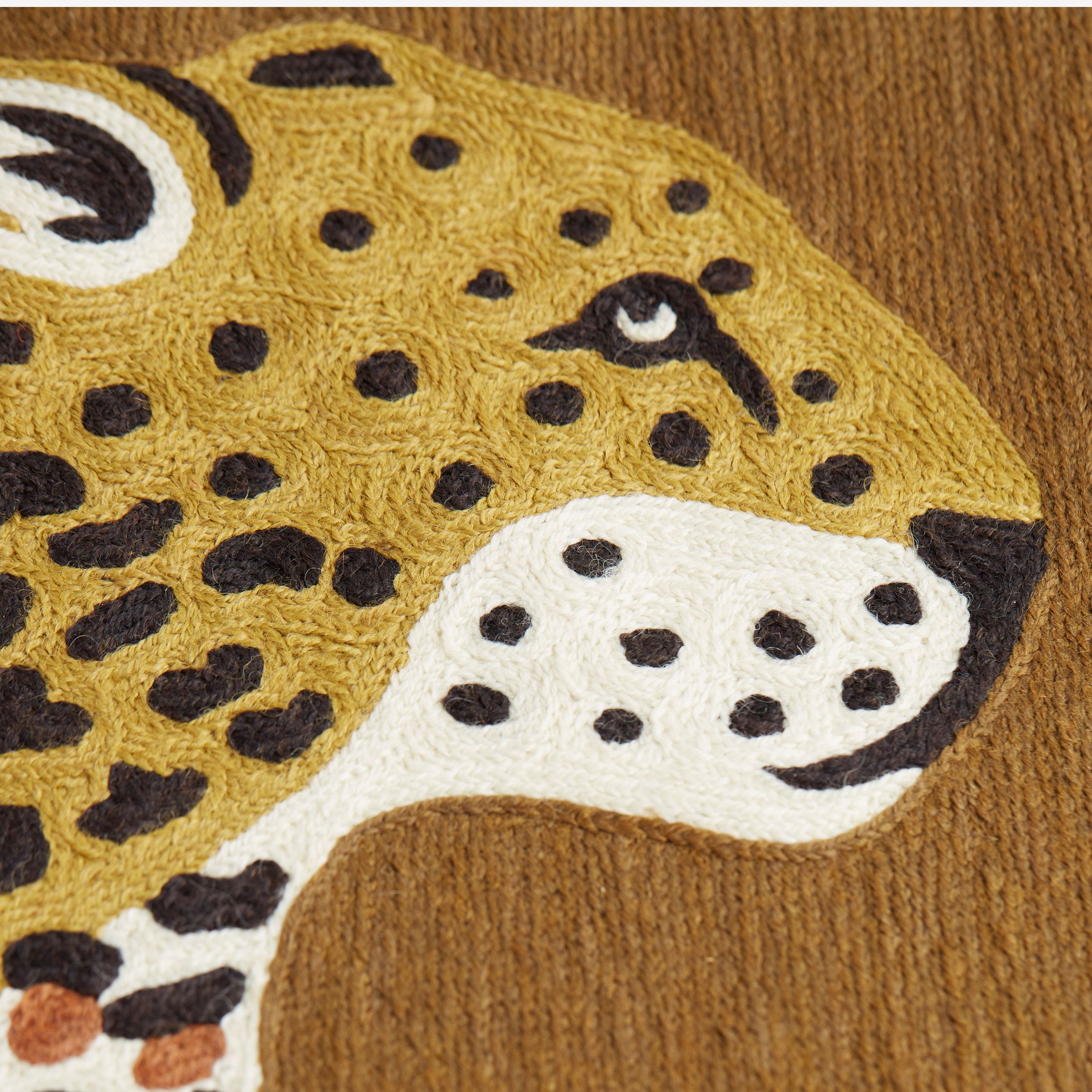 Kissenbezug - Leopard - Safrangelb