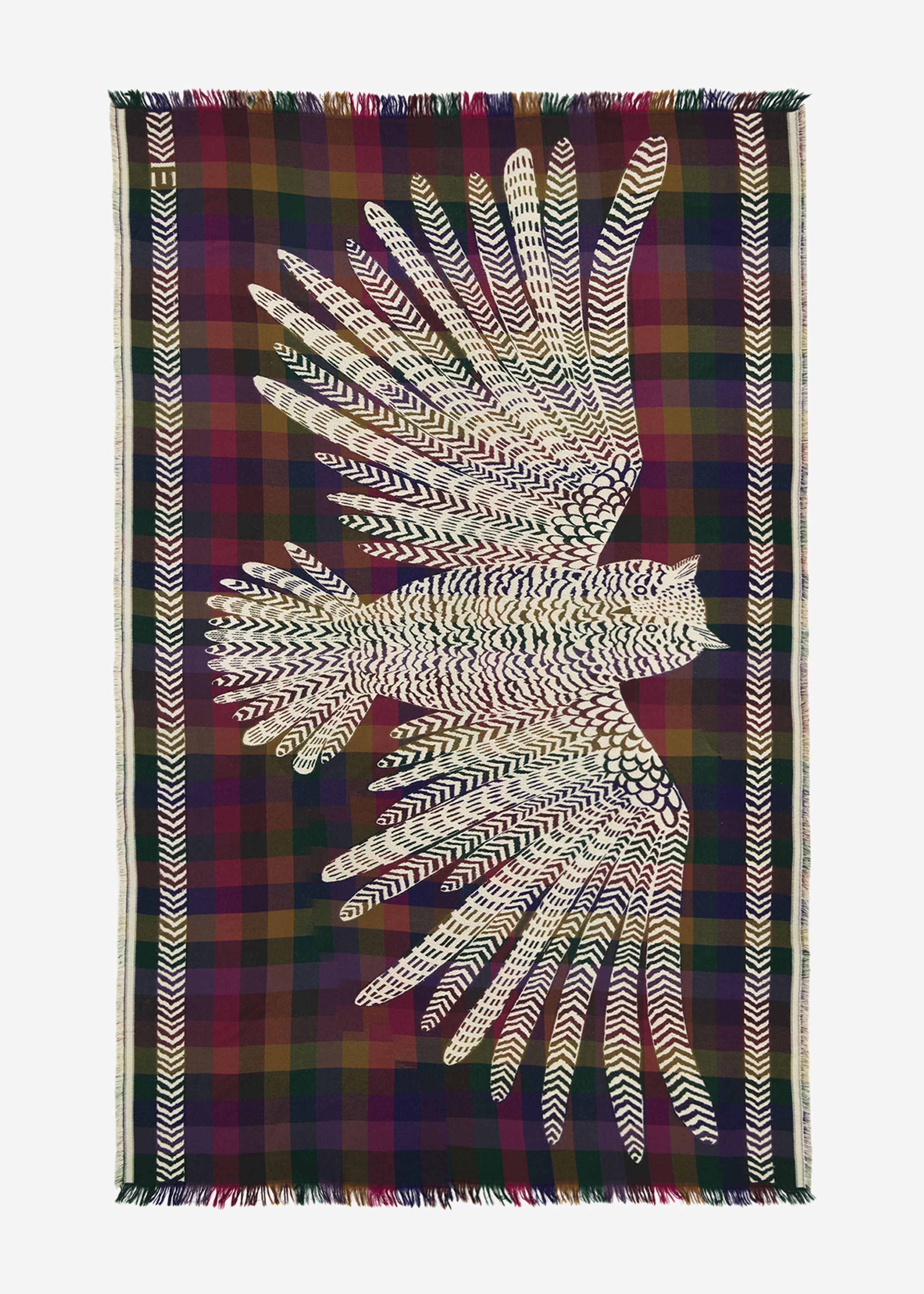 Blanket 130 - Hedwige - Plum