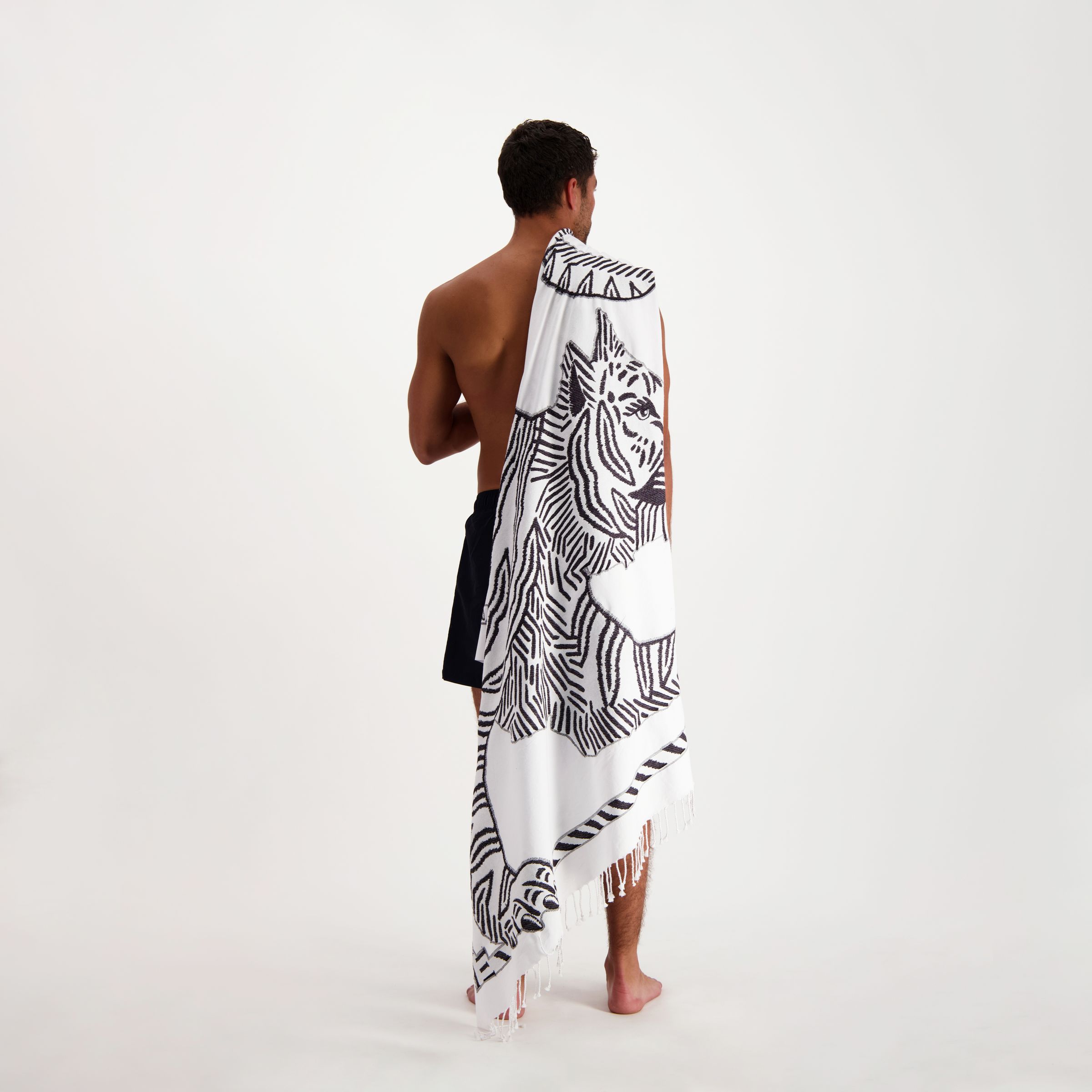 Fouta Towel 140 - Mantra 3D - White