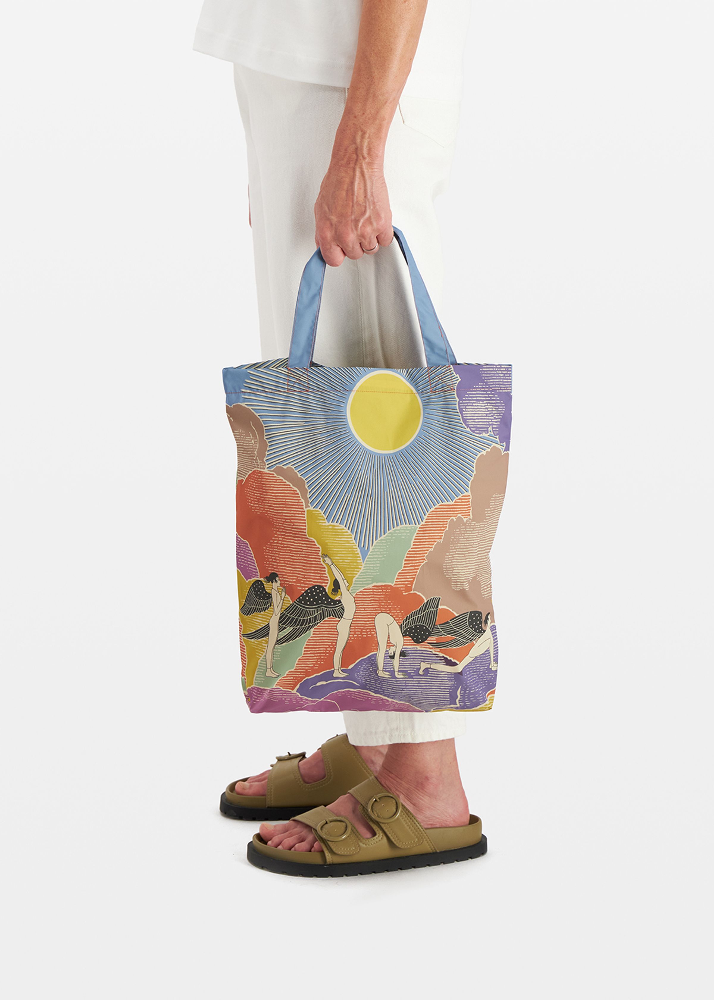 Shopper Tasche - Yoga - Mehrfarbig