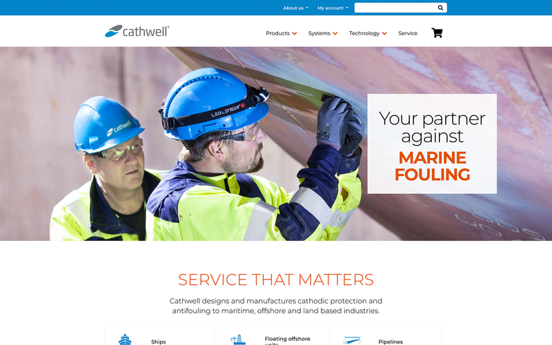Cathwell – Nettsted
