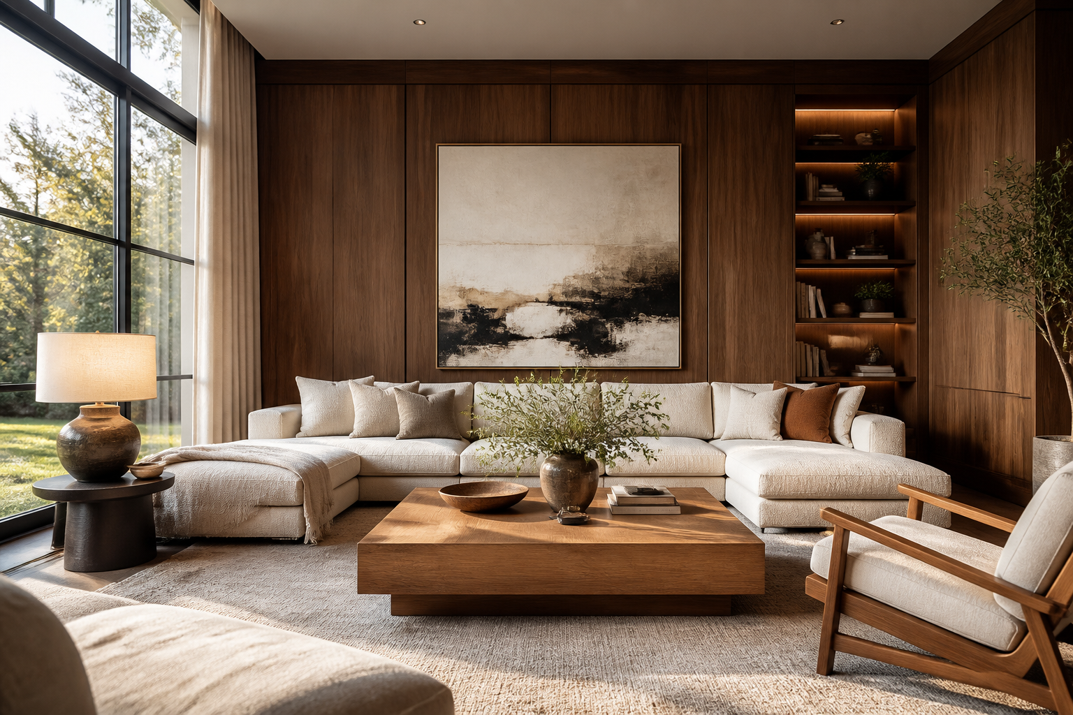 Why Warm Wood Tones Are Replacing The Cool Gray Aesthetic