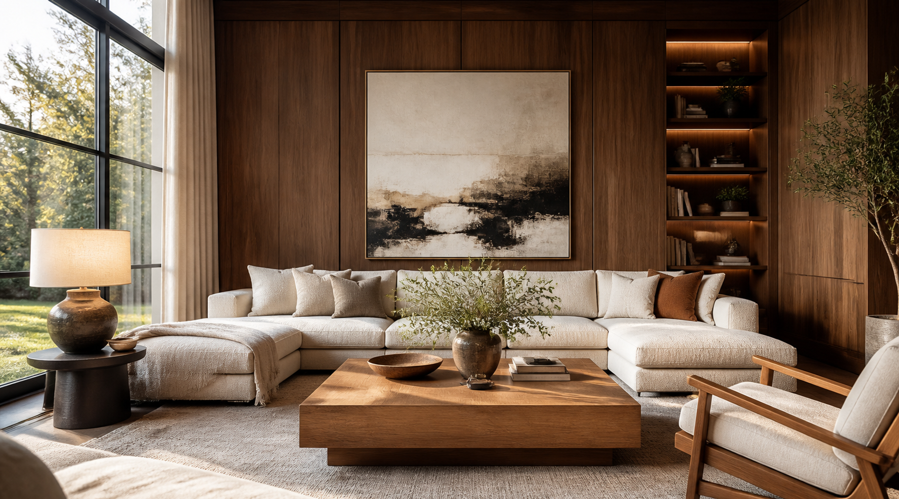 Why Warm Wood Tones Are Replacing The Cool Gray Aesthetic