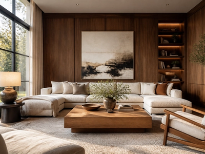 Why Warm Wood Tones Are Replacing The Cool Gray Aesthetic