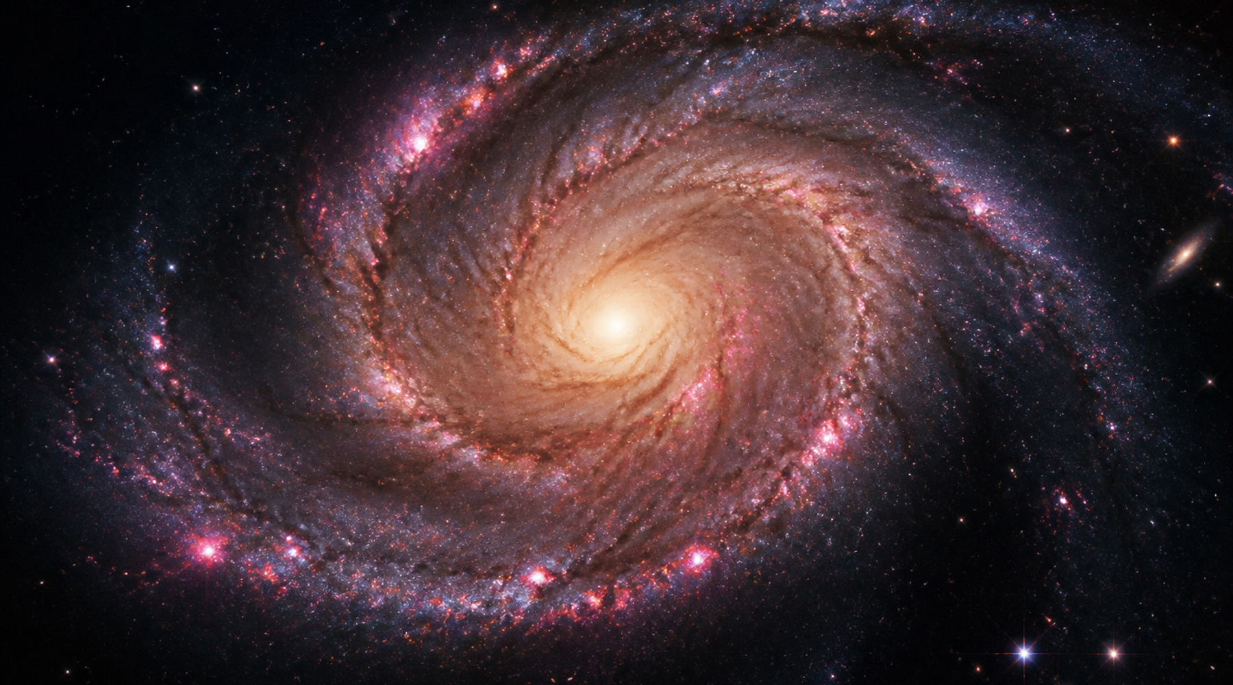 NASA Releases Sharpest View Yet of Distant Spiral Galaxy