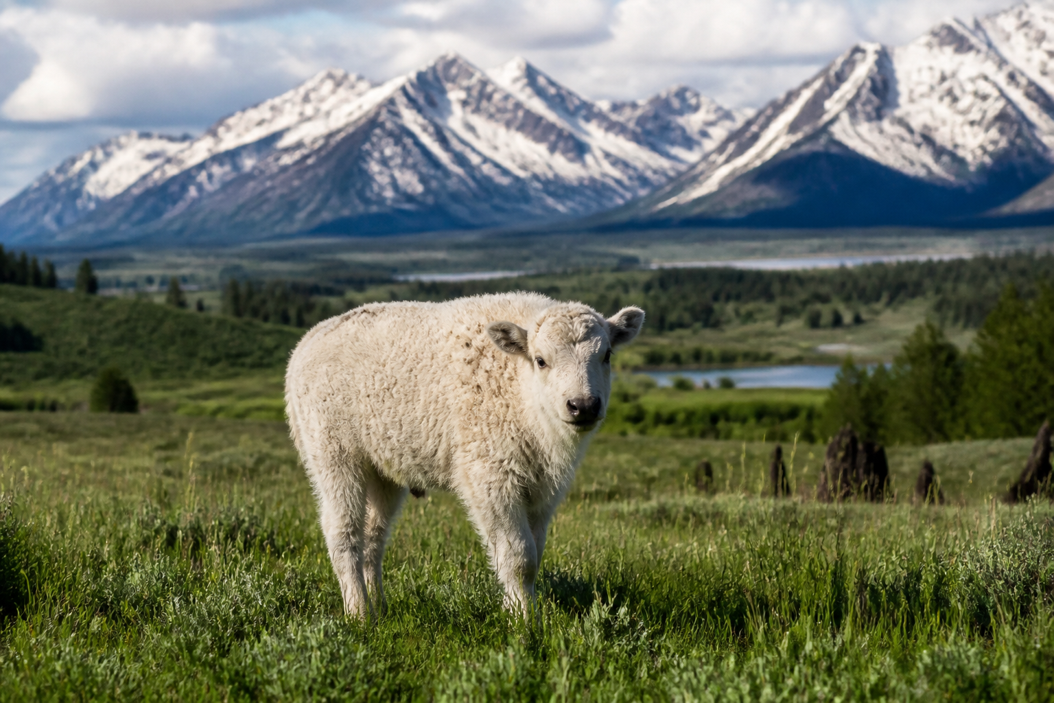 A Rare White Bison Was Just Born—and Many See It as Historic