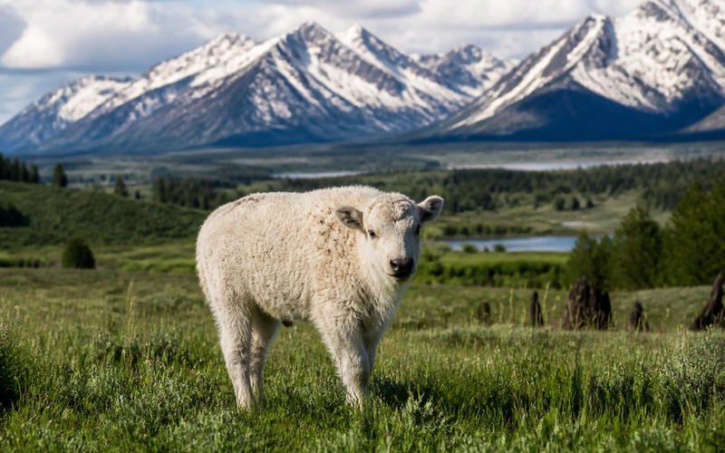 A Rare White Bison Was Just Born—and Many See It as Historic