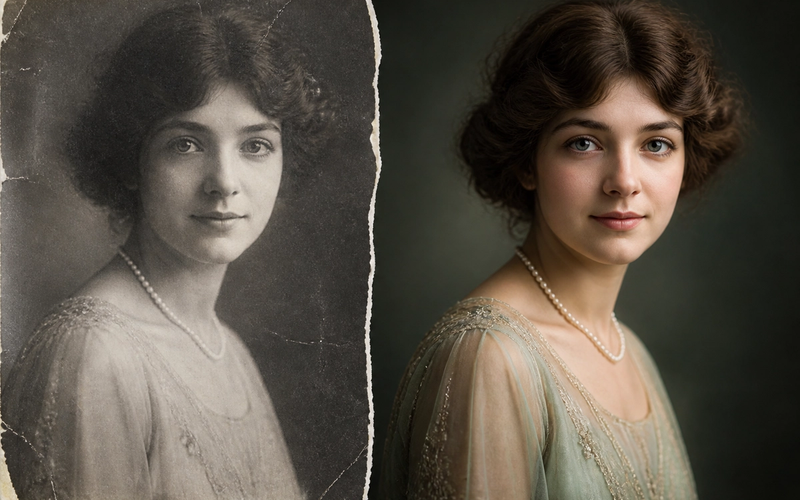 New AI Technology Restores Severely Damaged Photographs in Real-Time