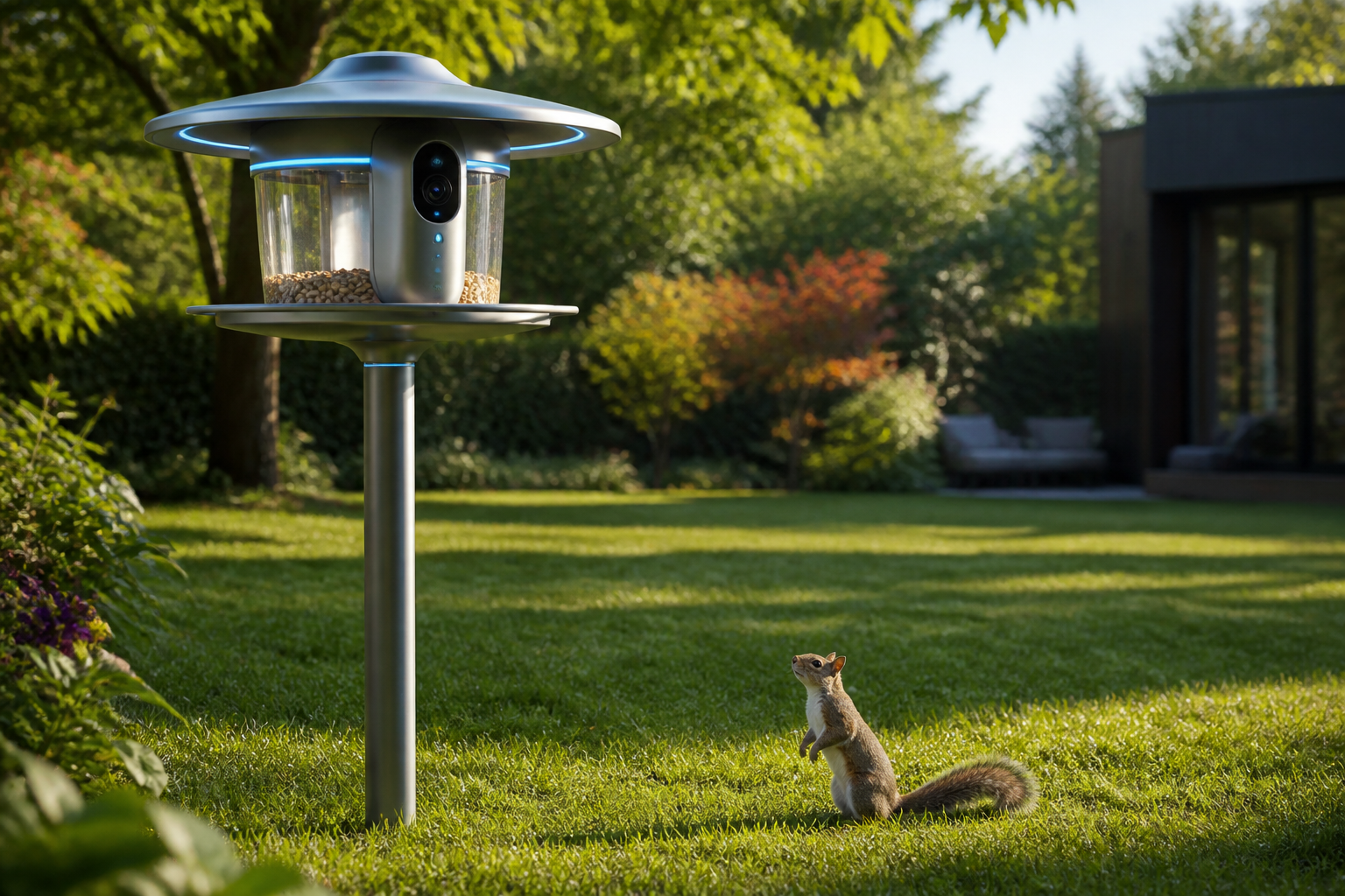 Dad Builds the World's Most Overengineered Bird Feeder