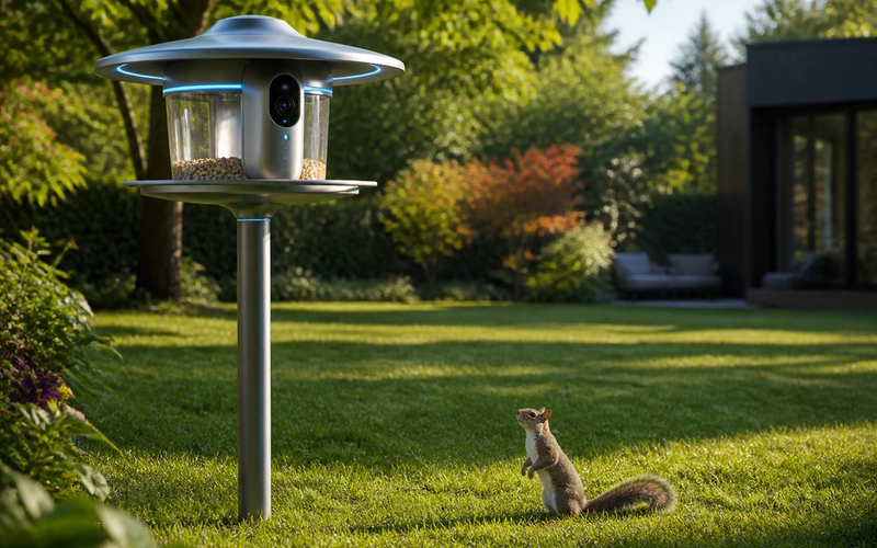 Dad Builds the World's Most Overengineered Bird Feeder