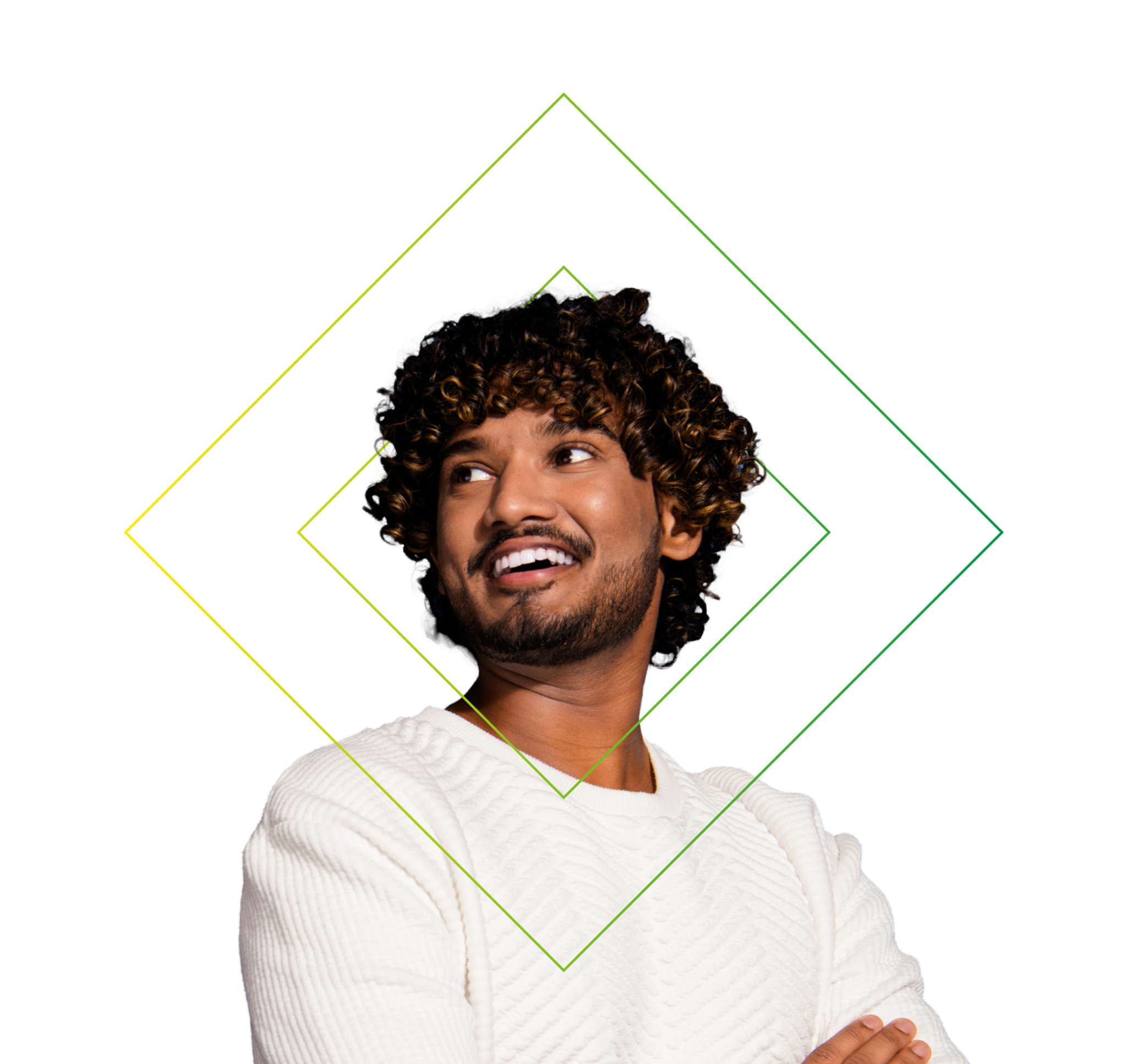 Smiling man