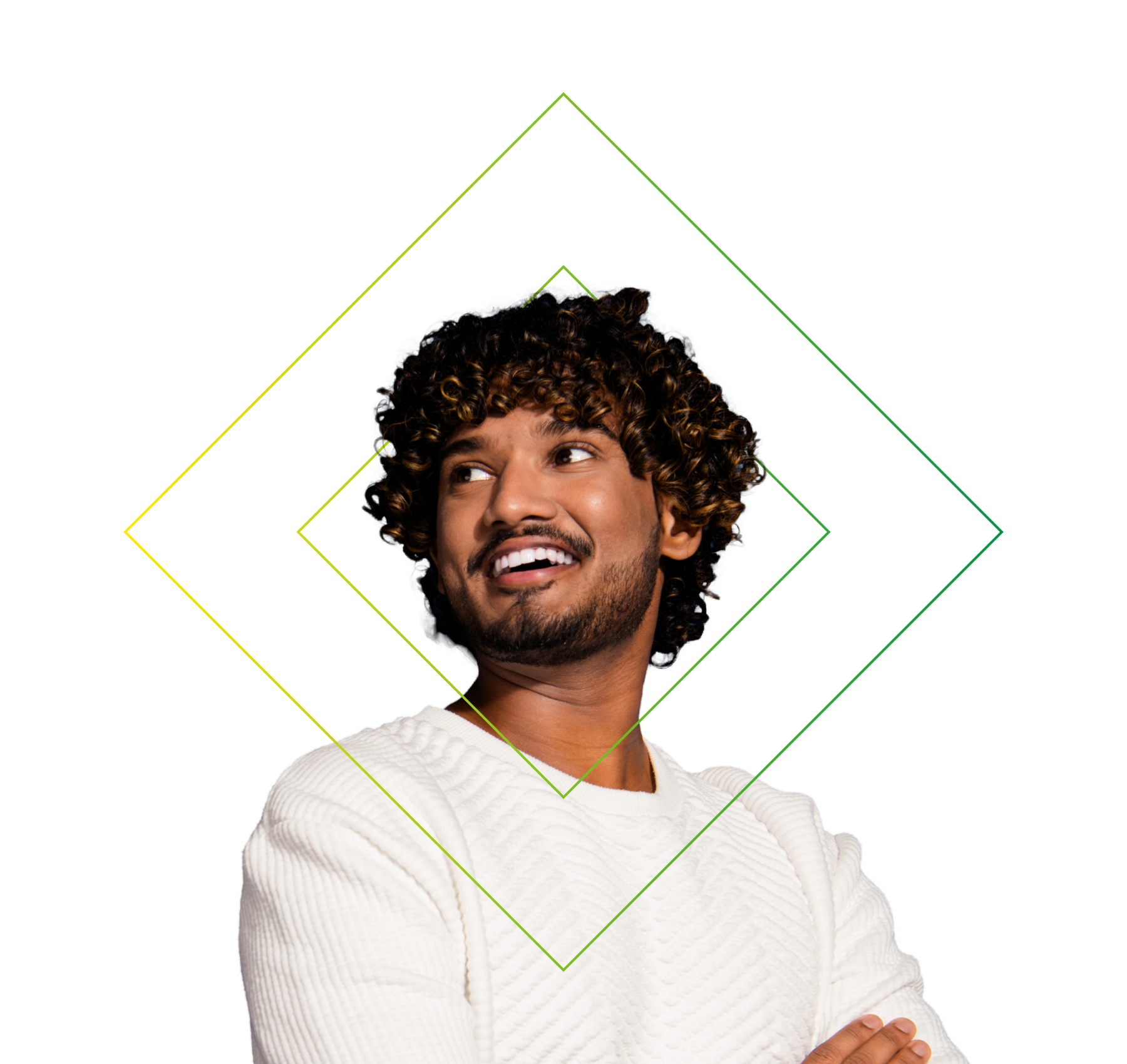 Smiling man
