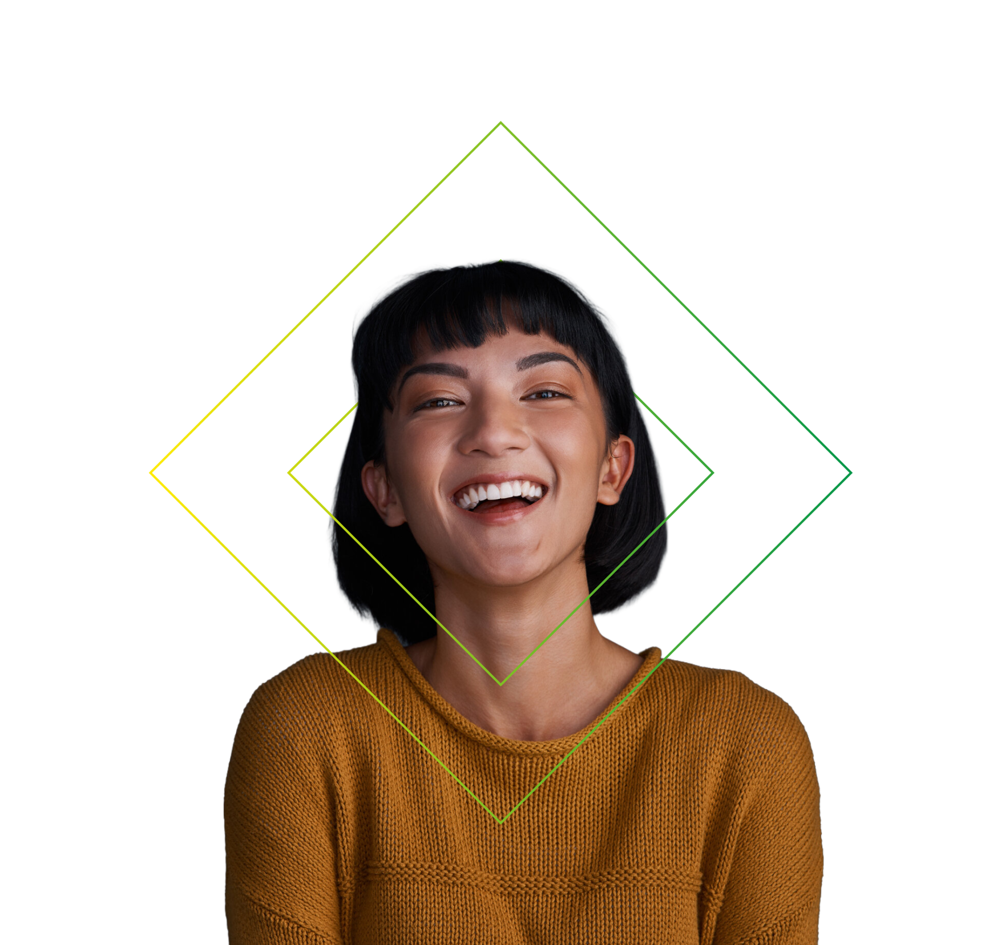 Lady laughing