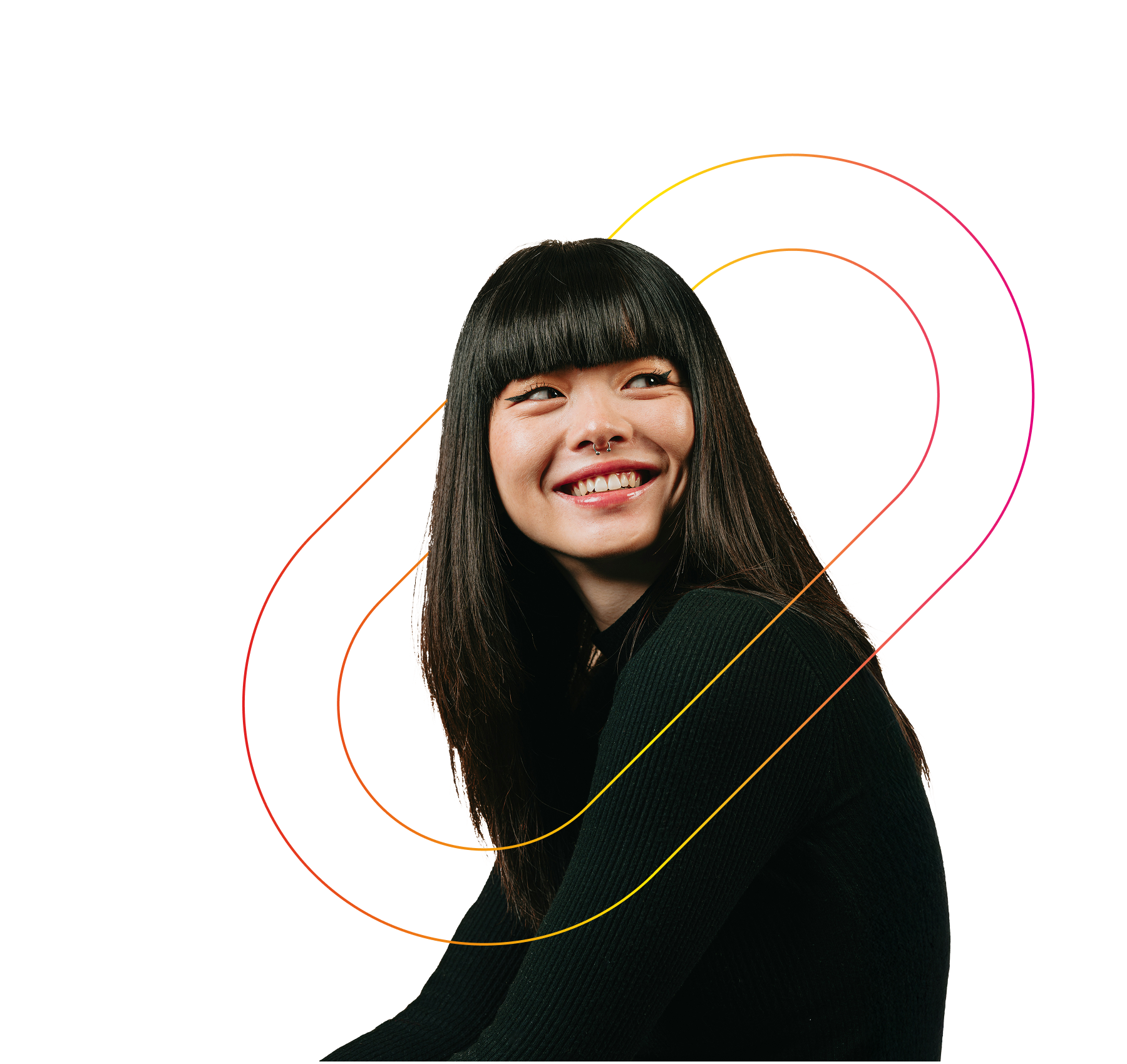 Smiling woman