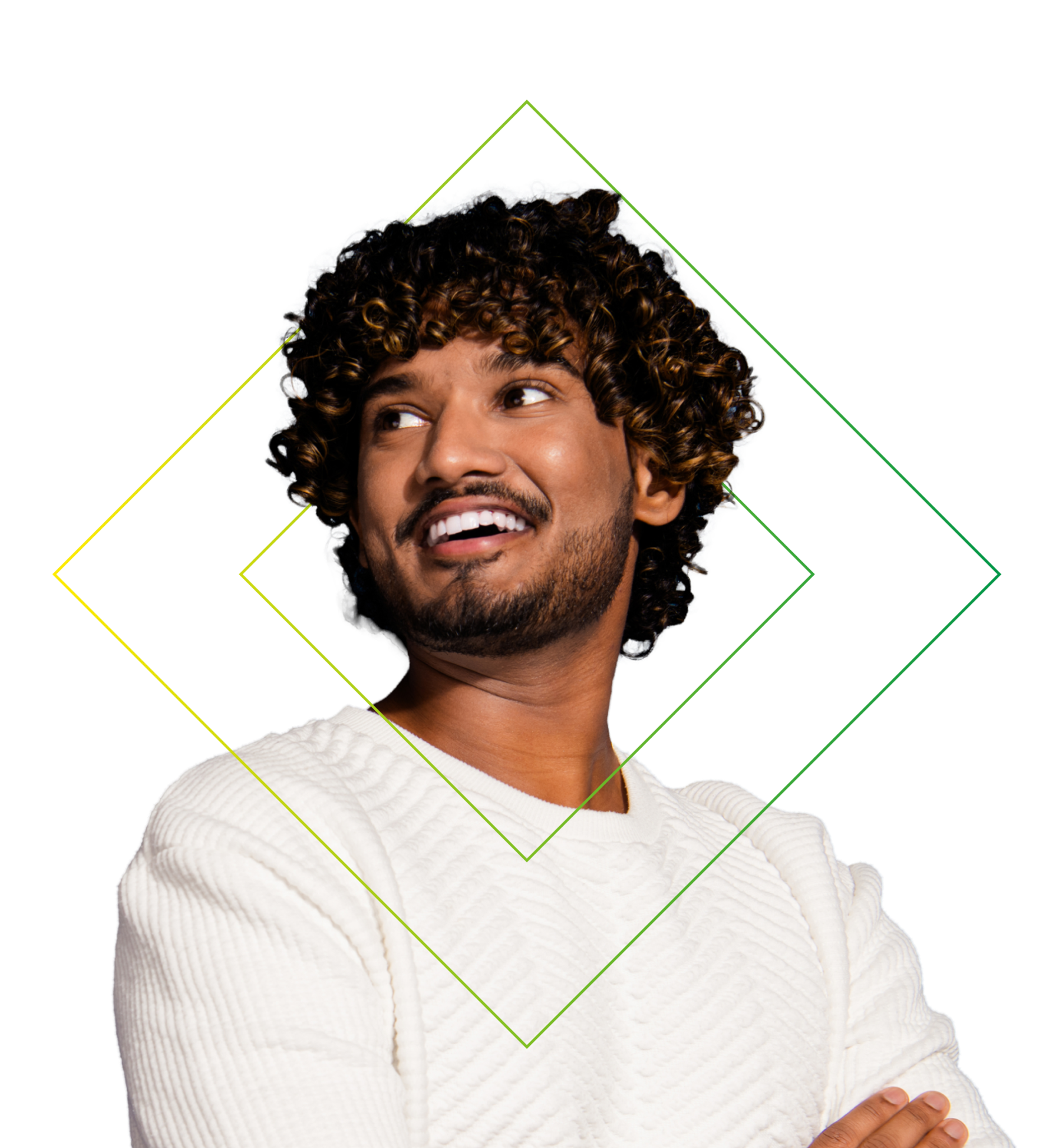 Smiling man