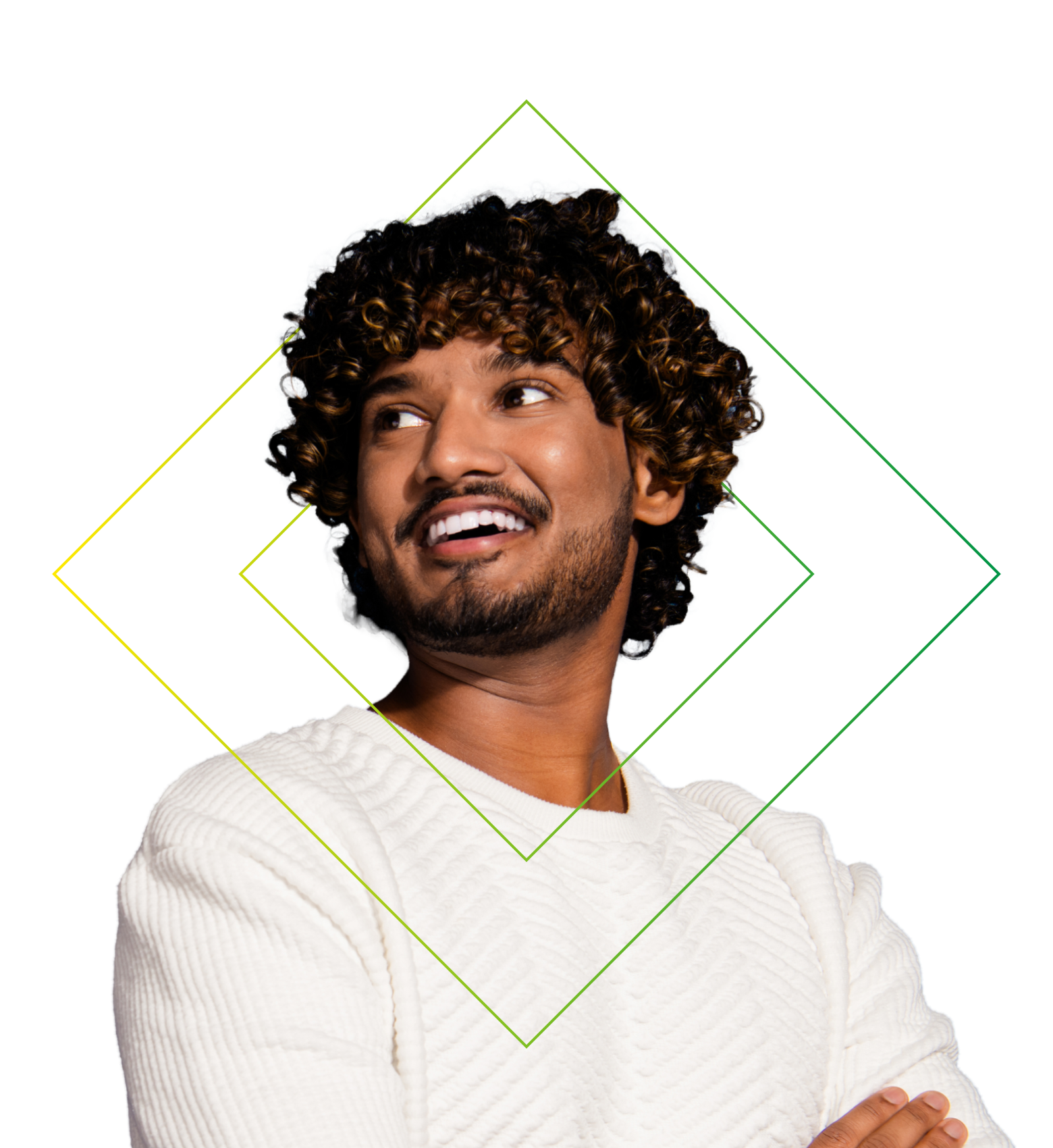 Smiling man