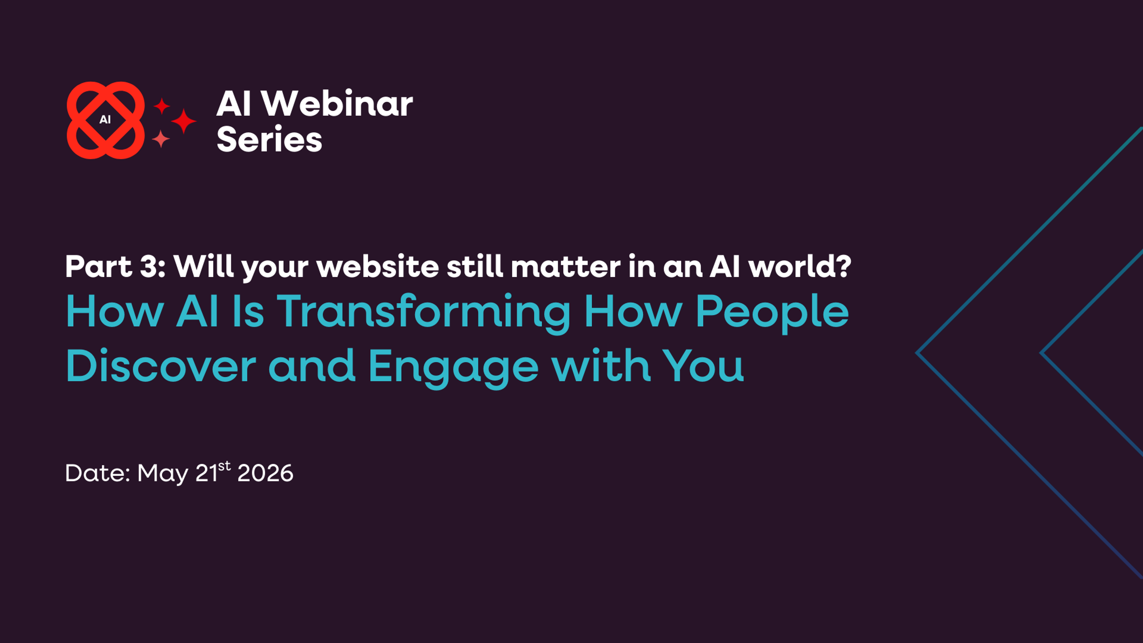 Will your website still matter in an AI world? How AI Is Transforming How People Discover and Engage with You