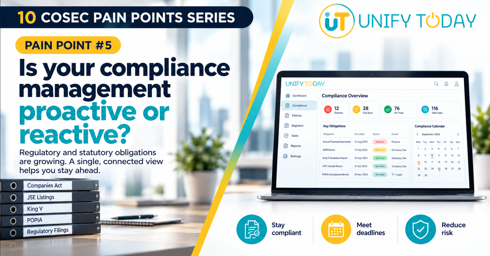 COSEC Pain Point #5: Is Your Compliance Management Proactive or Reactive?