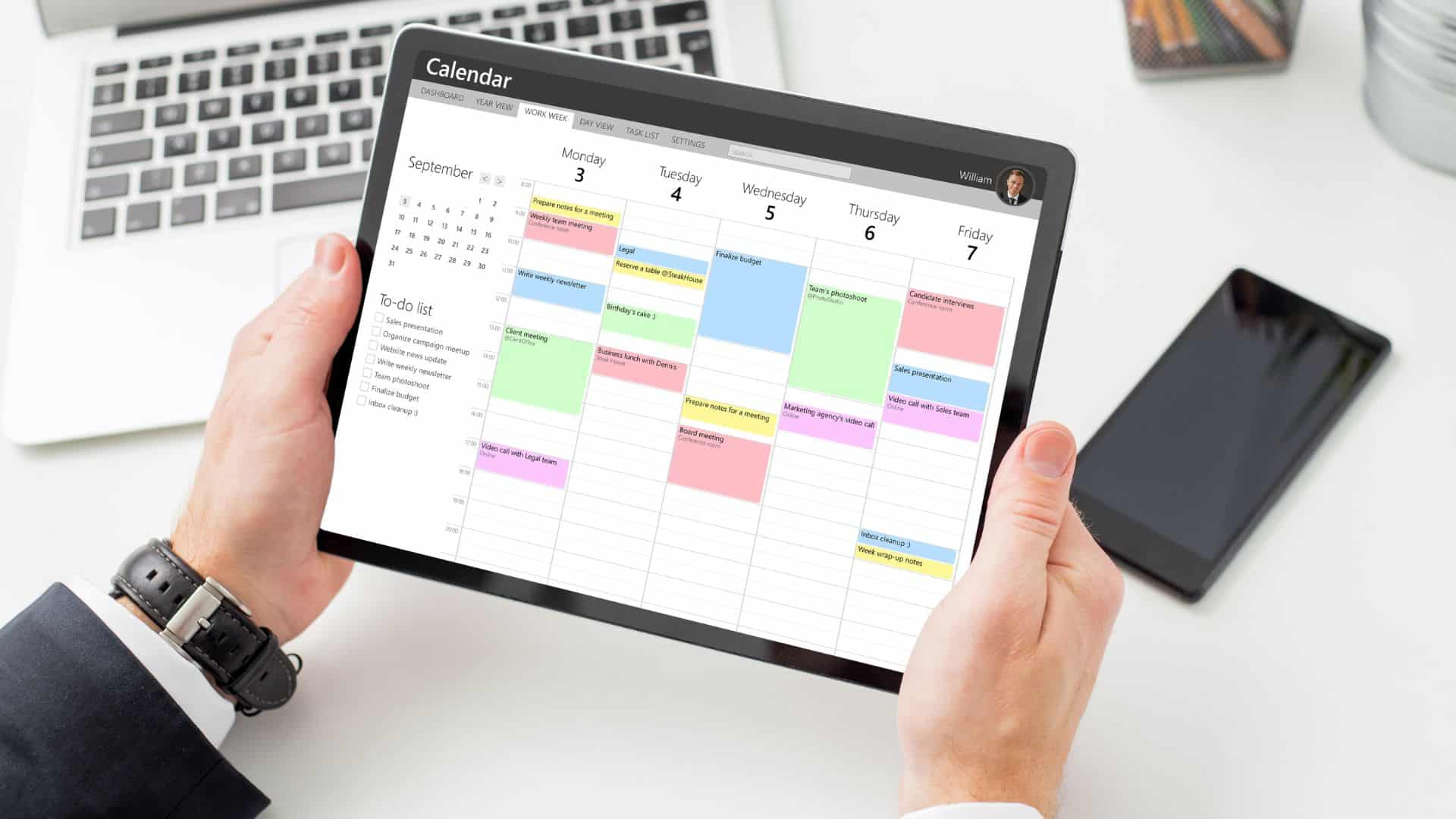 project management calendar tips