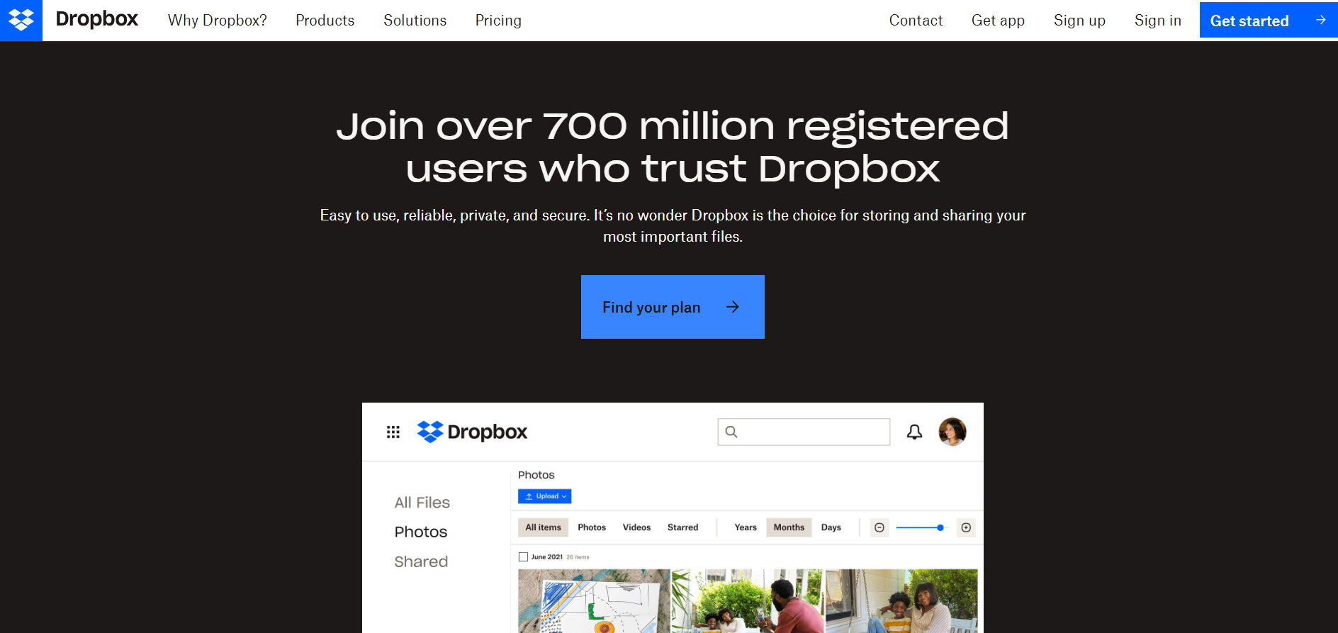 Dropbox SaaS Application