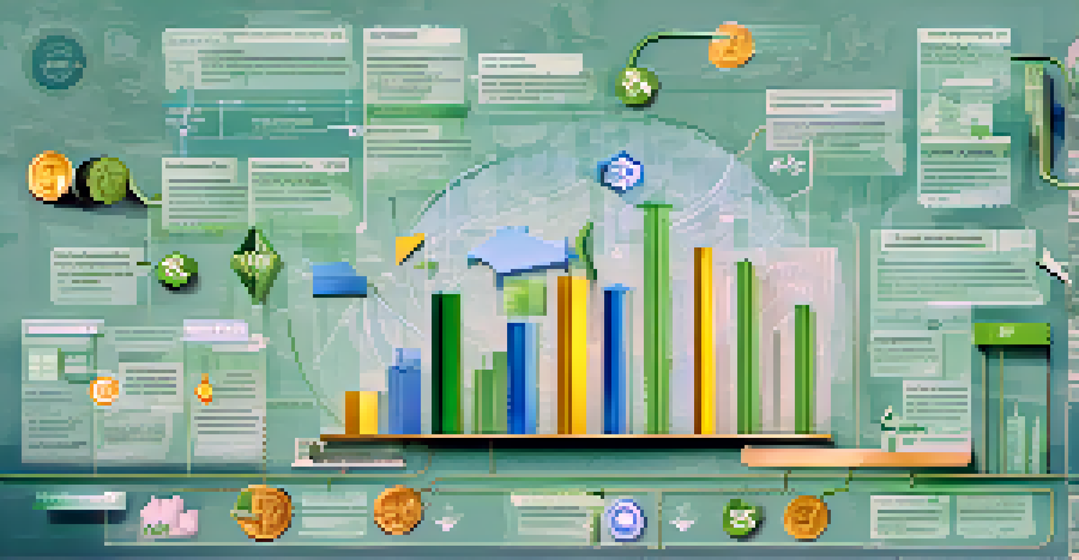 An infographic showing the relationship between inflation and taxation with graphs and icons.