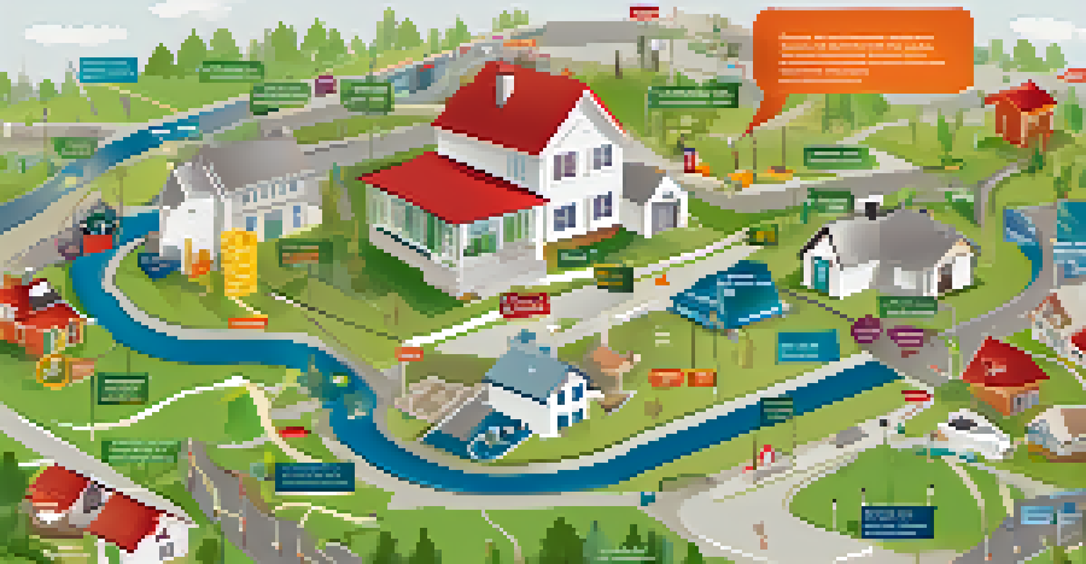 An infographic showing the steps involved in a 1031 exchange for investment properties with colorful illustrations and flowchart design.