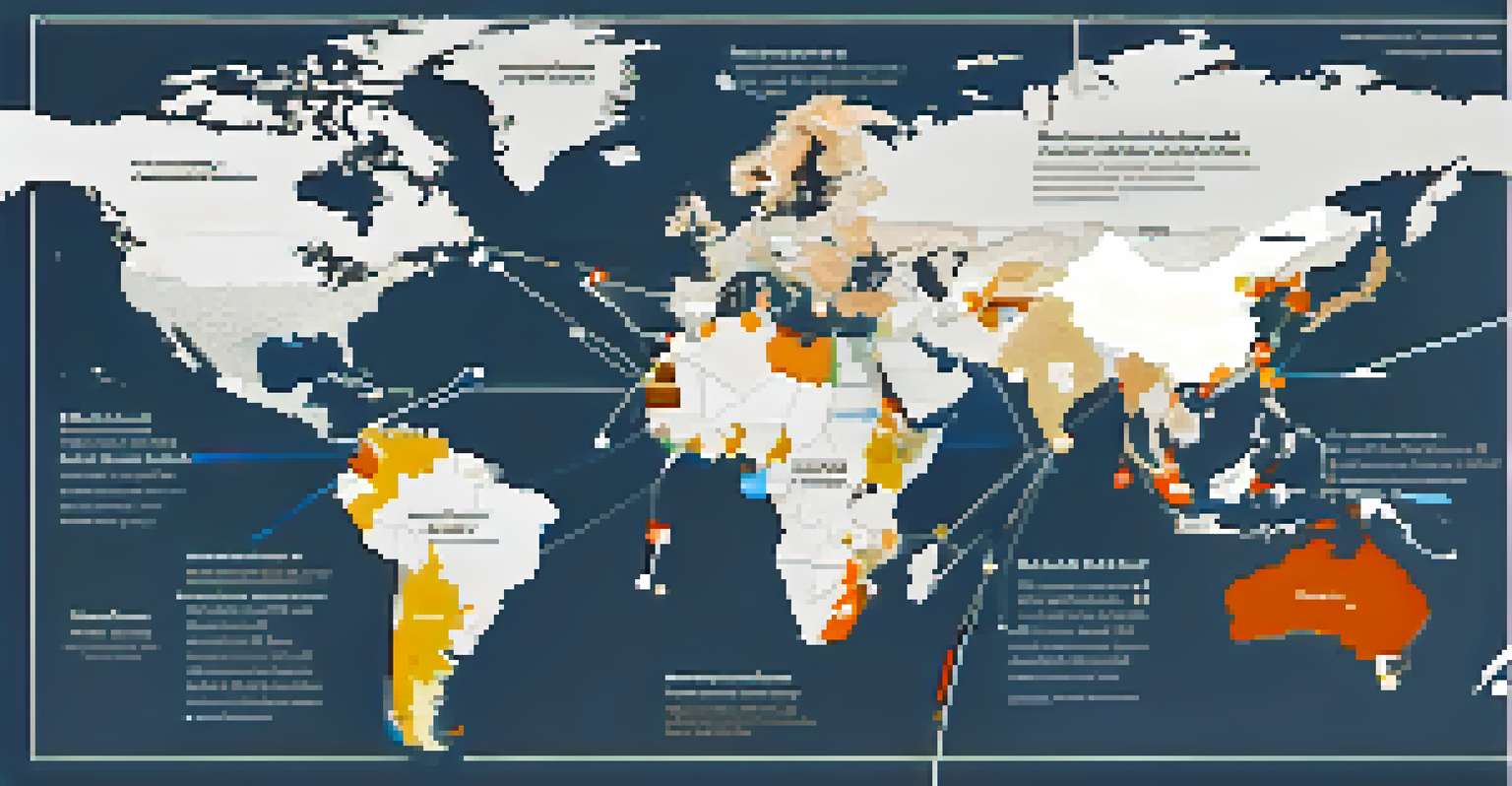 World map showing countries with Double Taxation Treaties and benefits highlighted.
