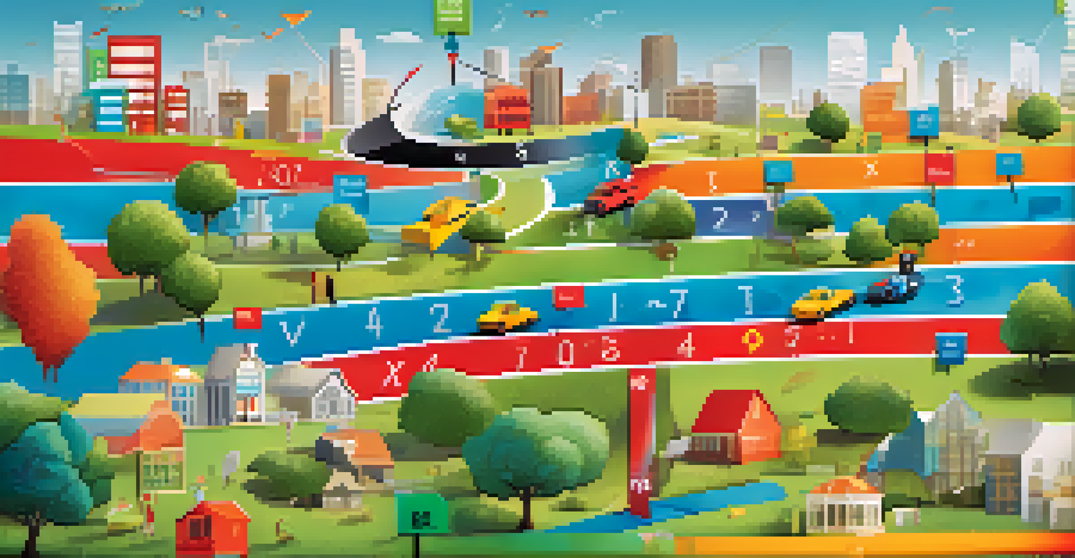 An infographic illustrating tax loss harvesting, featuring arrows, charts, and dollar signs in a colorful layout that simplifies the concept.