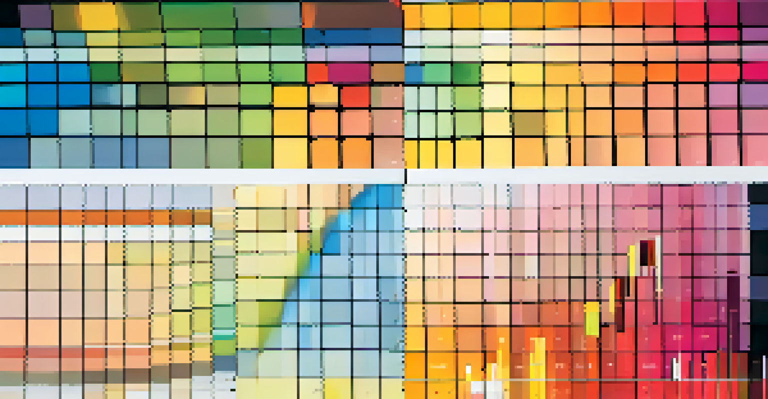 An abstract image depicting two contrasting pie charts for realized and unrealized investment losses, with bright colors on one side and cooler tones on the other.