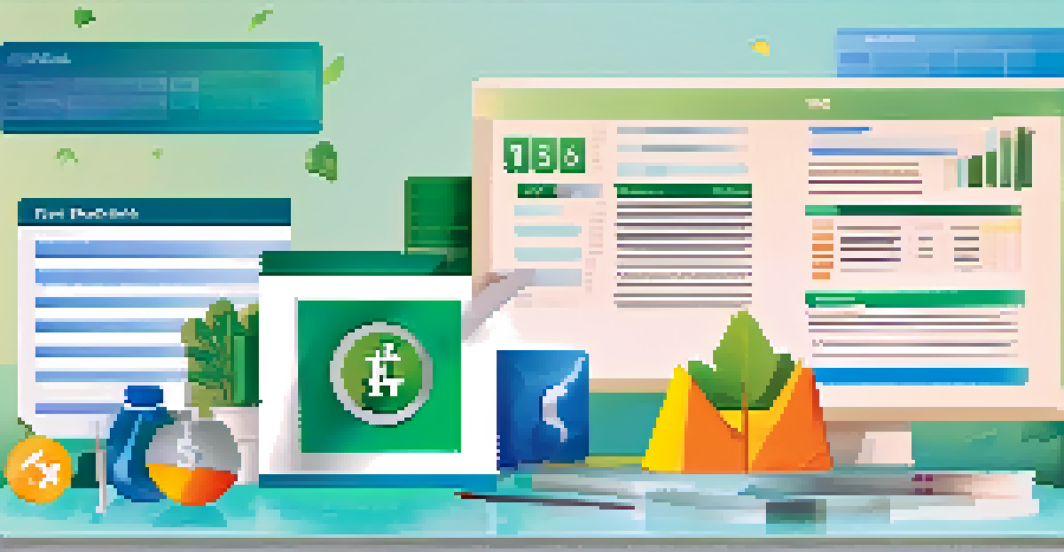 An infographic illustrating the tax filing process with colorful icons on a blue-green gradient background.