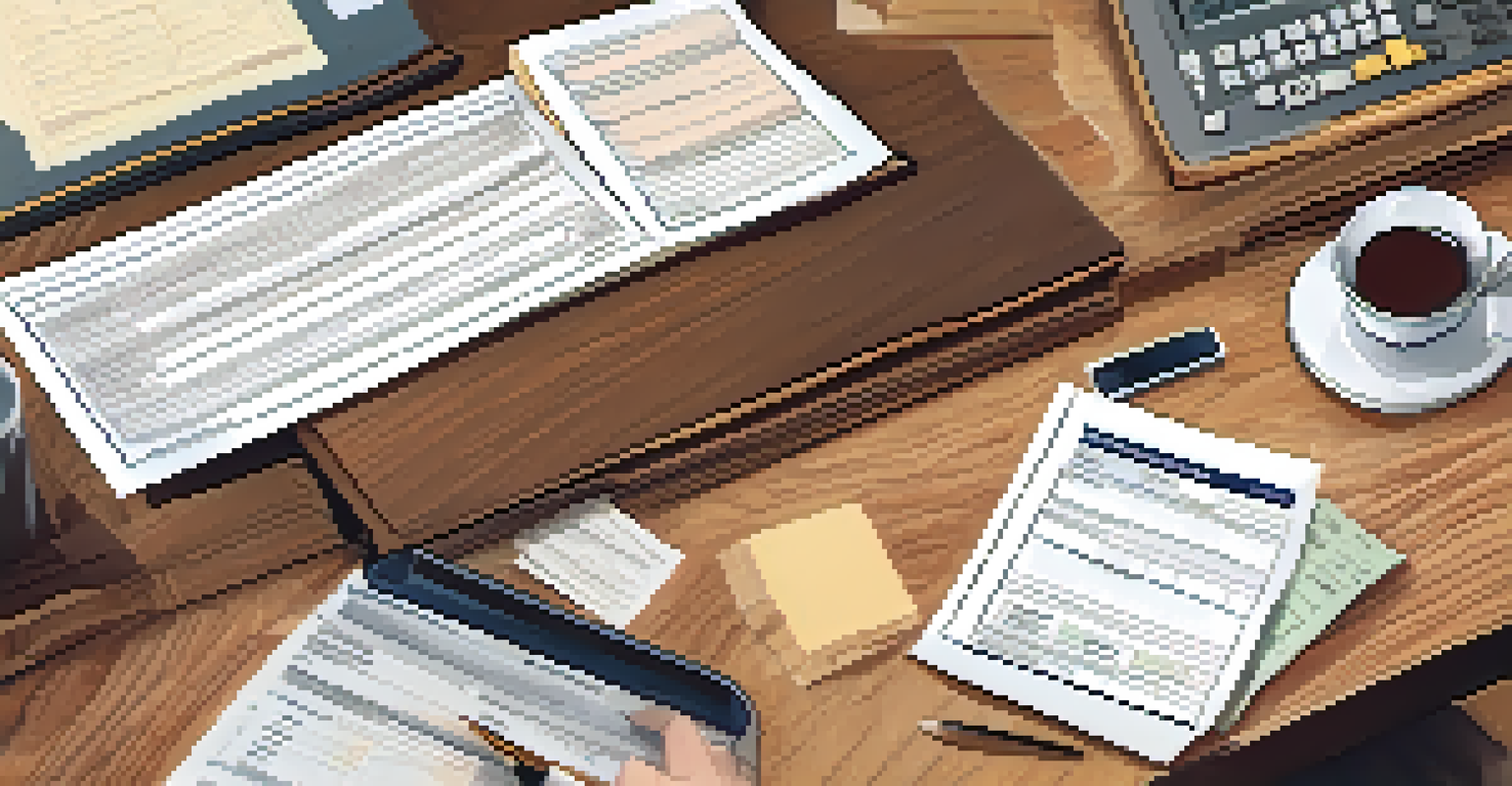 Hands filling out tax incentive forms on a desk with a calculator and coffee.