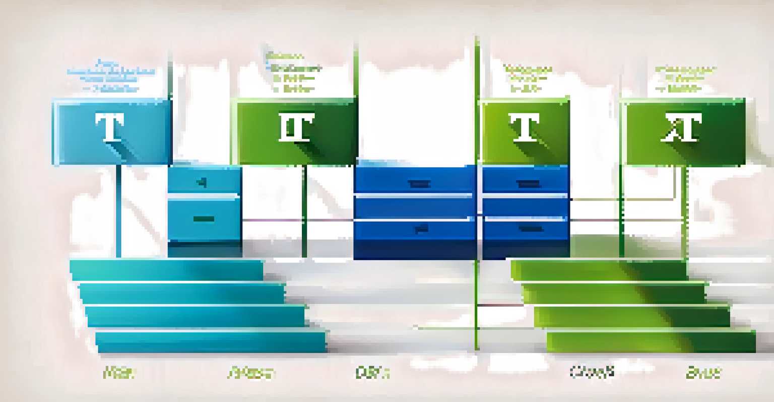 A colorful graph illustrating tax brackets with ascending bars and labels for different income levels.