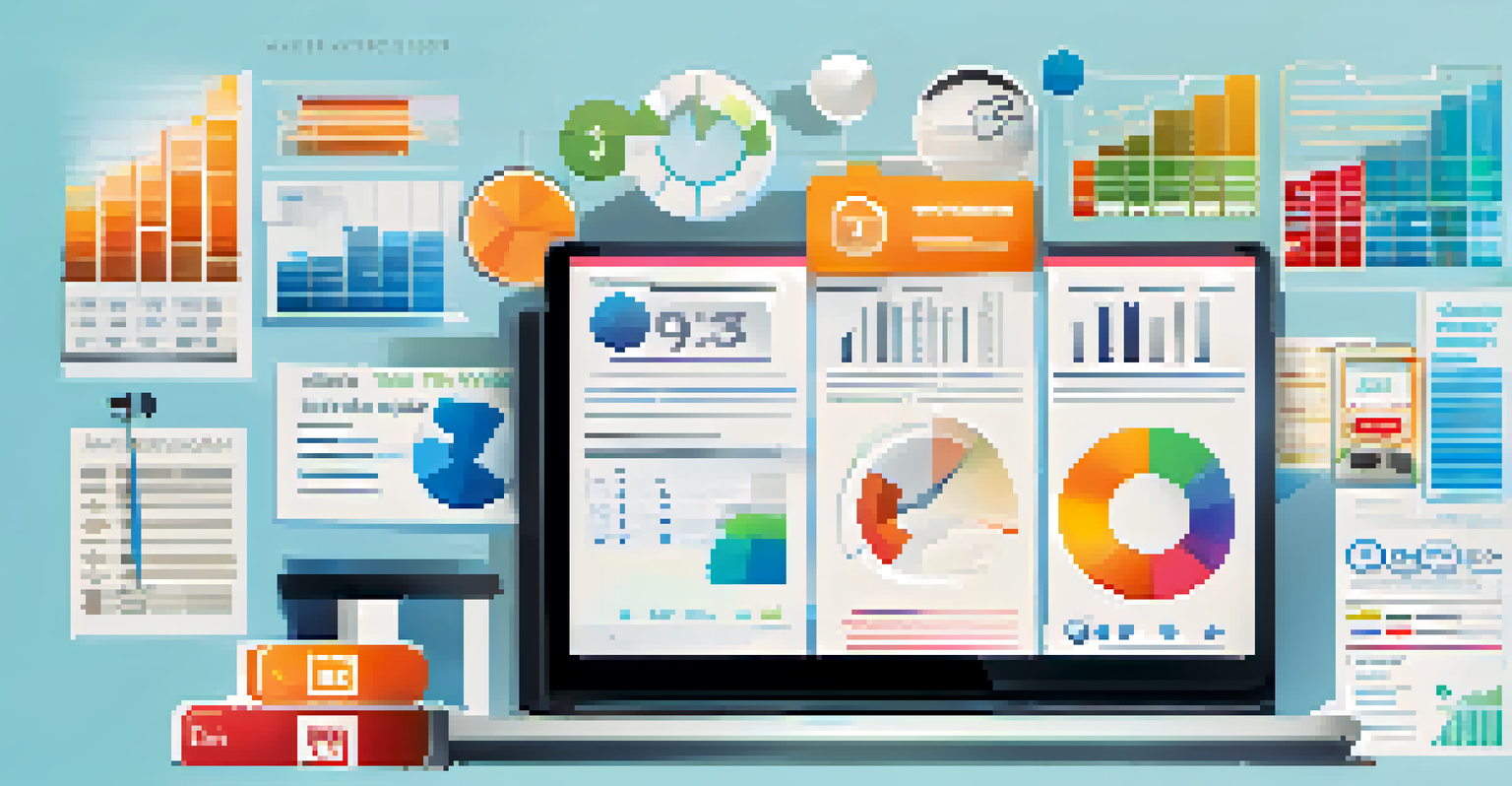 An infographic showing tax planning elements like pie charts, tax forms, and calculators on a light blue background.