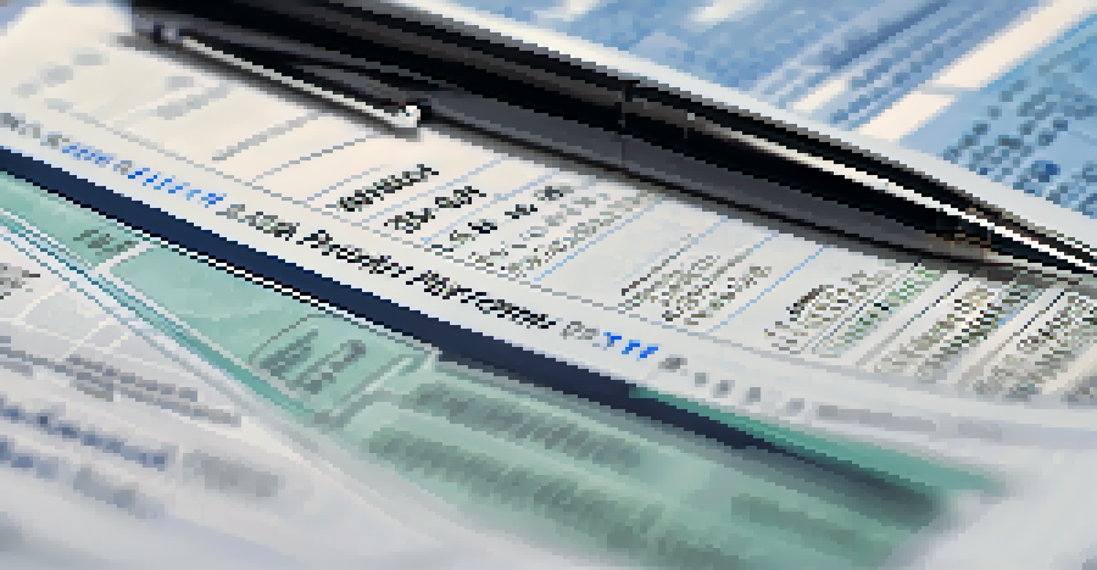 A close-up of a tax form with a pen, documents, and a calculator in soft lighting, emphasizing financial planning.