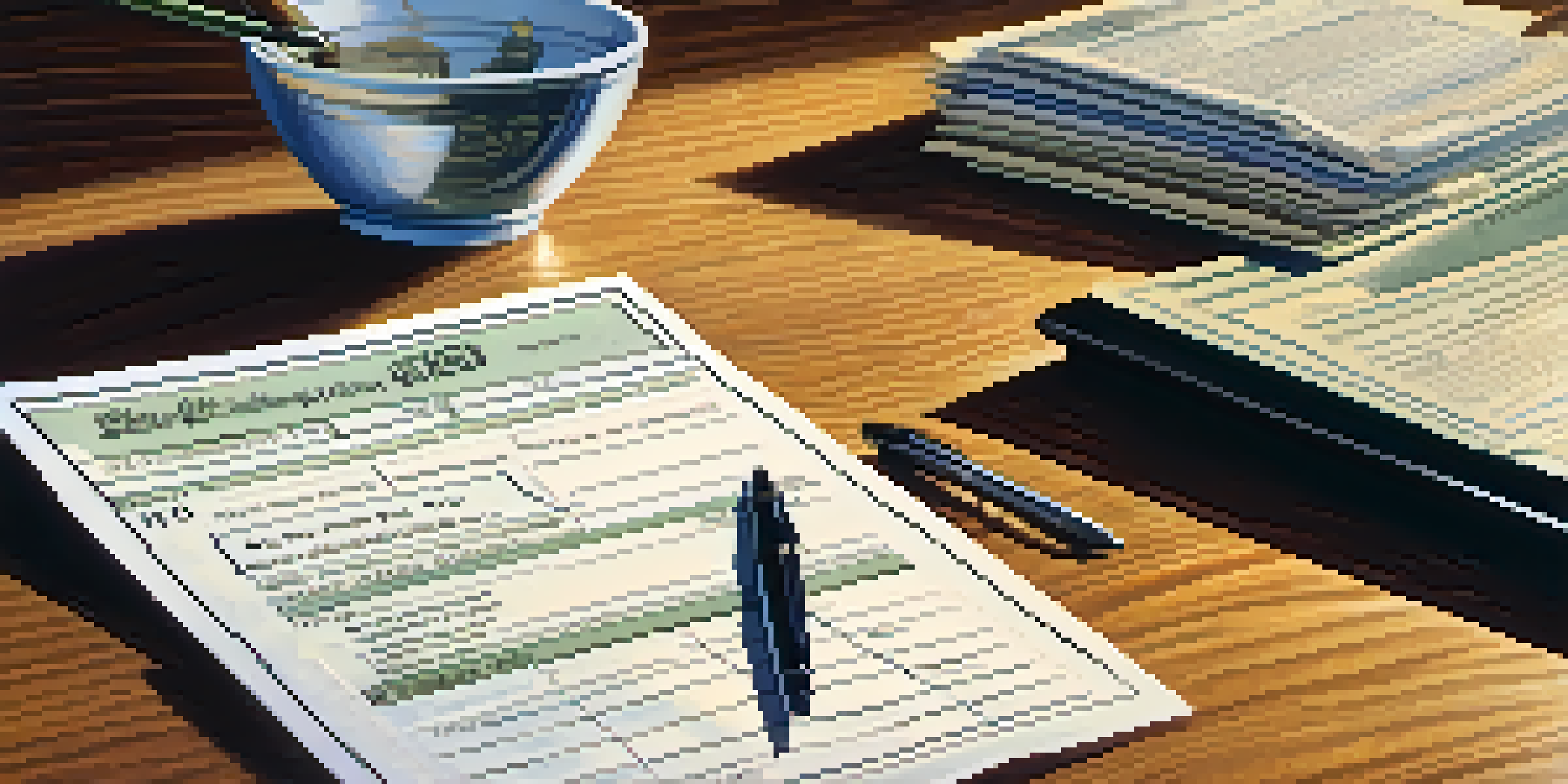 A close-up of a partially filled W-2 tax form on a wooden desk, with a pen next to it, illuminated by soft natural light.