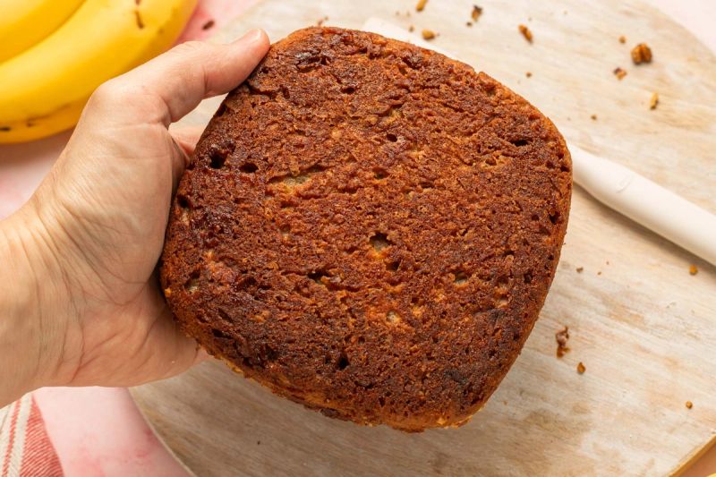 Banana bread backside Banana bread backside