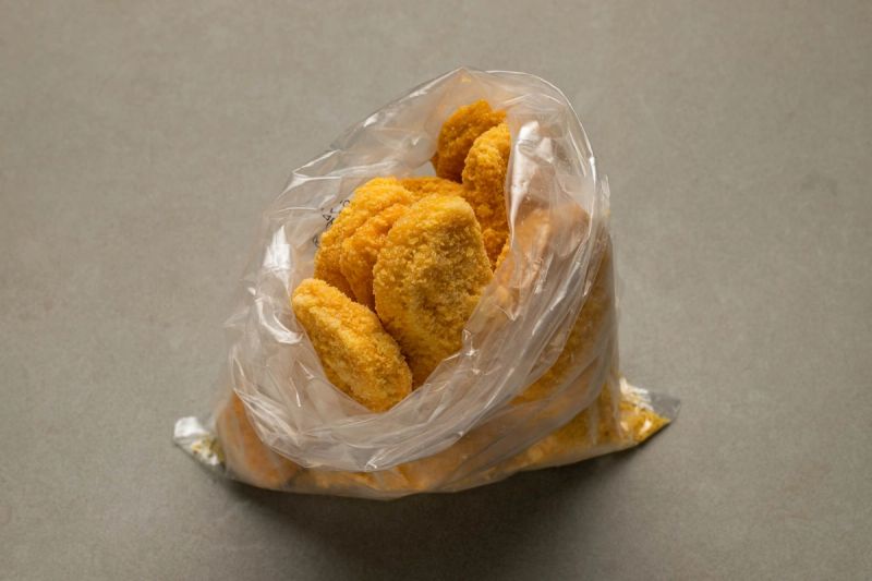 Chicken nuggets in bag