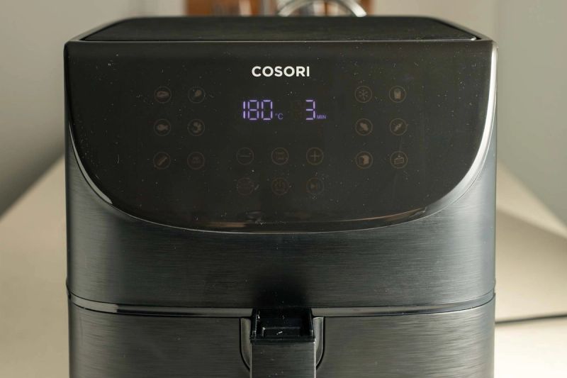 Preheating air fryer