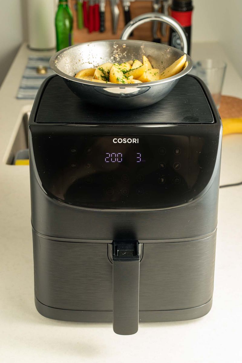 Preheating air fryer Preheating air fryer