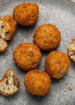 Air fried frozen arancini