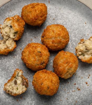 Air fried frozen arancini