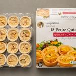 Air fried mini quiches