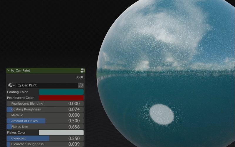 traffiq car paint material