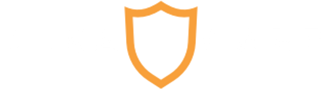 Image of Deka Care logo with " Deka Care" in white letters and the icon of an orange shield at  the center