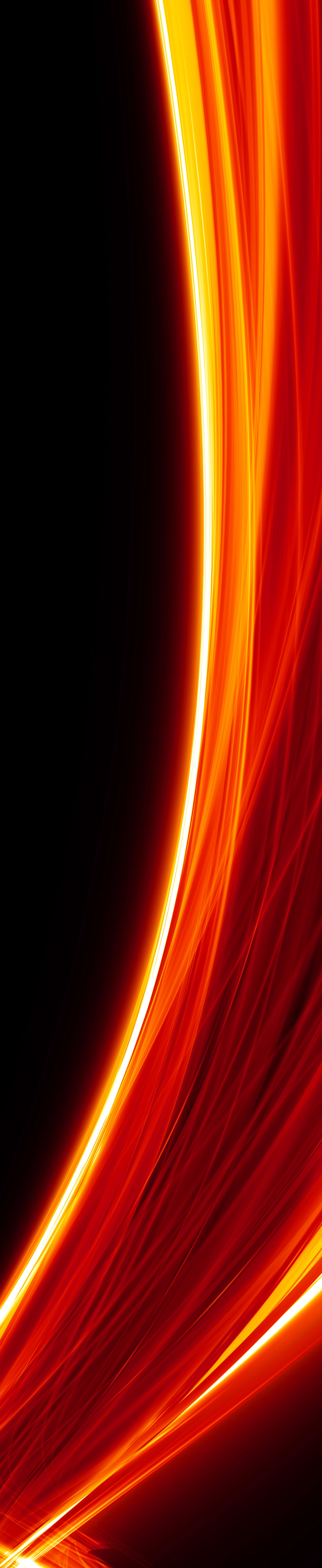 Photo de fond noir avec faisceaux lumineux rouges, orange et blanches