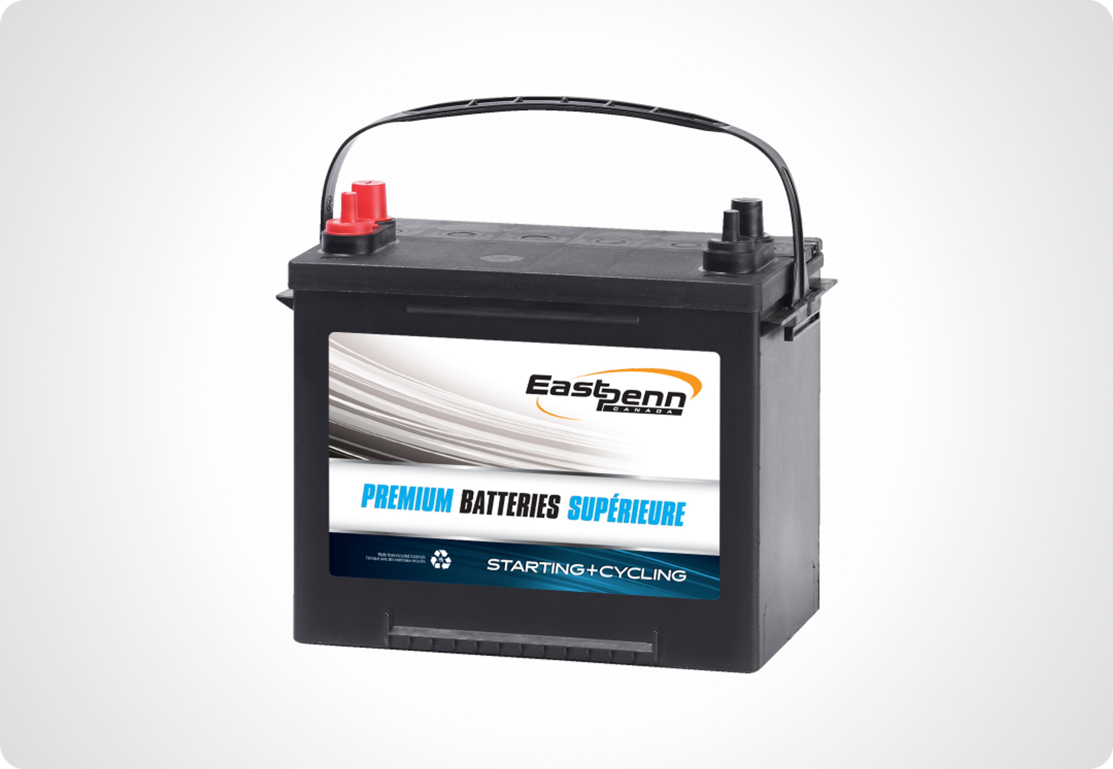 Picture of single East Penn brand premium car dual purpose batteries
